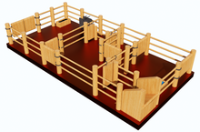 Load image into Gallery viewer, CY3 - Cattle Yard No 3 - Handmade Wooden Toy