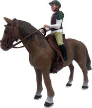 Load image into Gallery viewer, Horses - Chestnut Horse with Rider - Country Toys