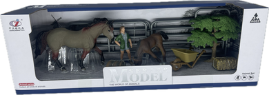 Horses - HS6 Grey Horse Set - Country Toys