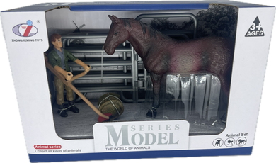 Horses - HS9 Brown Horse Set - Country Toys