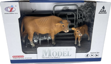 Load image into Gallery viewer, Cattle - CS4 Jersey Bull & Calf - Country Toys