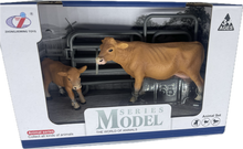 Load image into Gallery viewer, Cattle - CS3 Jersey Cow & Calf - Country Toys