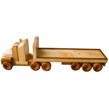 Load image into Gallery viewer, FT1 - Flat Bed Truck - Handmade Wooden Truck