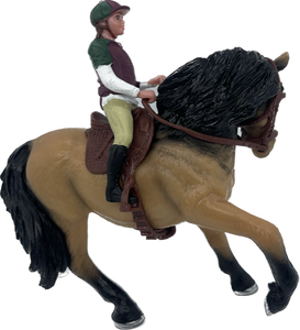 Horses - Andalusian Horse with Rider - Country Toys