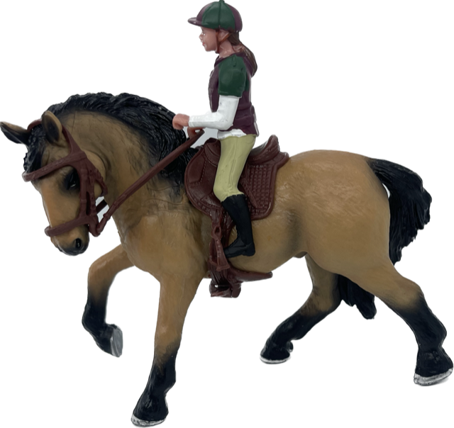 Horses - Andalusian Horse with Rider - Country Toys