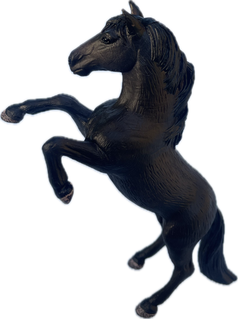 Horses - Black Stallion rearing - Country Toys