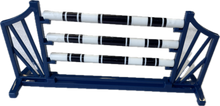 Load image into Gallery viewer, Horses - Horse Jump - Blue &amp; White