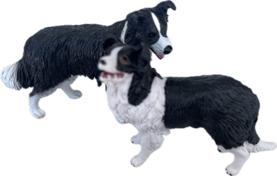 Dogs - Border Collie Pair - Country Toys & Collecta