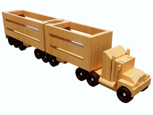 CT3 - B-Double - Handmade Wooden Truck