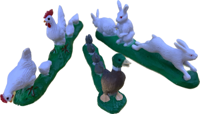 Ducks, Rabbits, Chickens - Country Toys