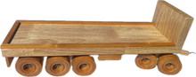 Load image into Gallery viewer, FT3 - Flat Bed Road Train - Handmade Wooden Truck