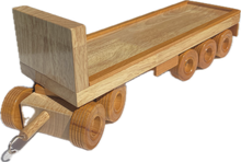 Load image into Gallery viewer, FT2 - Flat Back Trailer - Handmade Wooden Toy