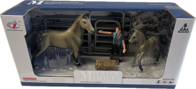 Horses - HS10 Grey Appaloosa Horse Set - Country Toys
