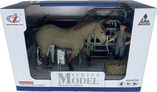 Horses - HS6 Grey Horse Set - Country Toys