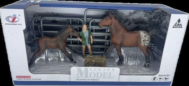 Horses - HS2 Appaloosa Horse Set - Country Toys