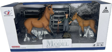 Horses - HS3 Bay Horse Set - Country Toys