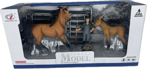 Horses - HS8 Bay Horse Set - Country Toys