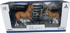 Horses - HS3 Bay Horse Set - Country Toys