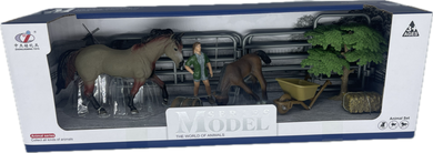 Horses - HS13 Grey Horse Set - Country Toys