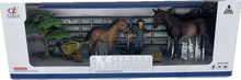 Load image into Gallery viewer, Horses - HS7 Brown Horse Set - Country Toys