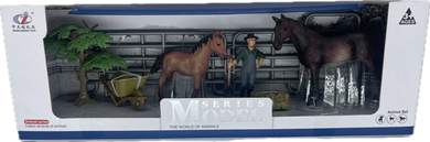 Horses - HS12 Brown Horse Set - Country Toys