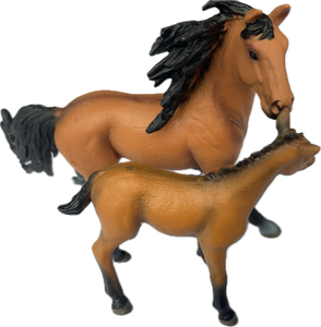 Horses - HS8 Bay Horse Set - Country Toys