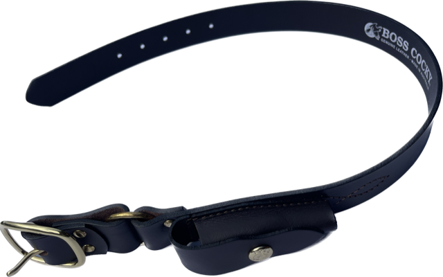 Belt - Knife Pouch Leather Belt with Brass Buckle - Childrens