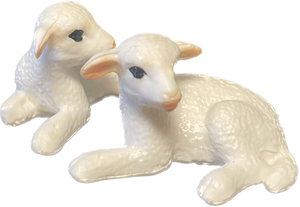 Sheep - Merino Lamb Lying Down  Country Toys