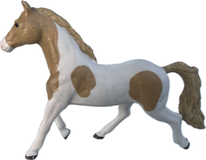Horses - Paint Mare - Tan - Country Toys