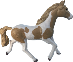 Horses - Paint Mare - Tan - Country Toys