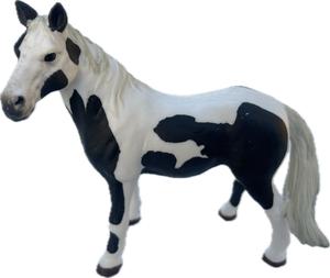 Horses - Paint Mare - Black - Country Toys