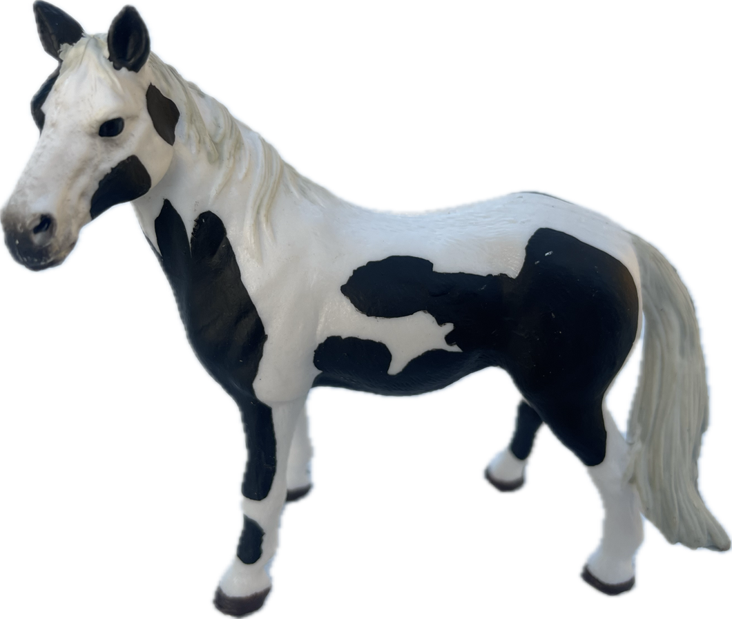 Horses - Paint Mare - Black - Country Toys
