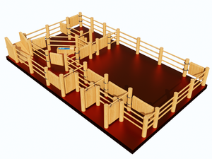 Combo Deal - RG1 Rodeo Grounds and CT3 B Double Cattle Truck - FREE SHIPPING!