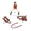 Horses - Female Horse Rider No 2 with Saddle & Bridle