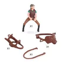 Load image into Gallery viewer, Horses - Female Horse Rider No 3 with Saddle &amp; Bridle