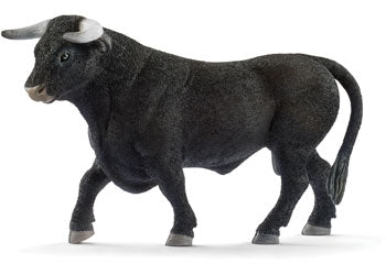 Cattle - Black Scrub Bull - Schleich