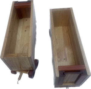 CT7 - Triple Cattle Truck Road Train - Handmade Wooden Truck - Country Toys - FREE SHIPPING