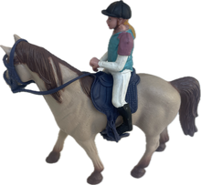 Load image into Gallery viewer, Horses - Creamy Horse with Rider - Country Toys