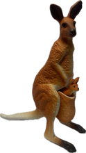 Load image into Gallery viewer, Wildlife - Red Kangaroo- Doe with Joey out of pouch - Country Toys