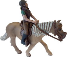 Load image into Gallery viewer, Horses - Female Horse Rider No 3 with Saddle &amp; Bridle