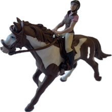 Load image into Gallery viewer, Horses - Female Horse Rider No 2 with Saddle &amp; Bridle