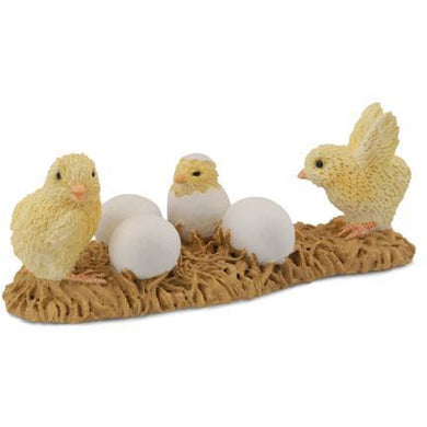Chickens - Chicks with Eggs - Collecta