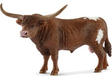 Load image into Gallery viewer, Cattle - Texas Longhorn Bull - Schleich