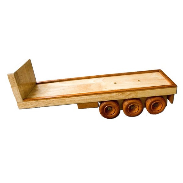 FT2 - Flat Back Trailer - Handmade Wooden Toy